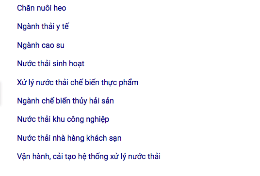 Xử lý nước thải